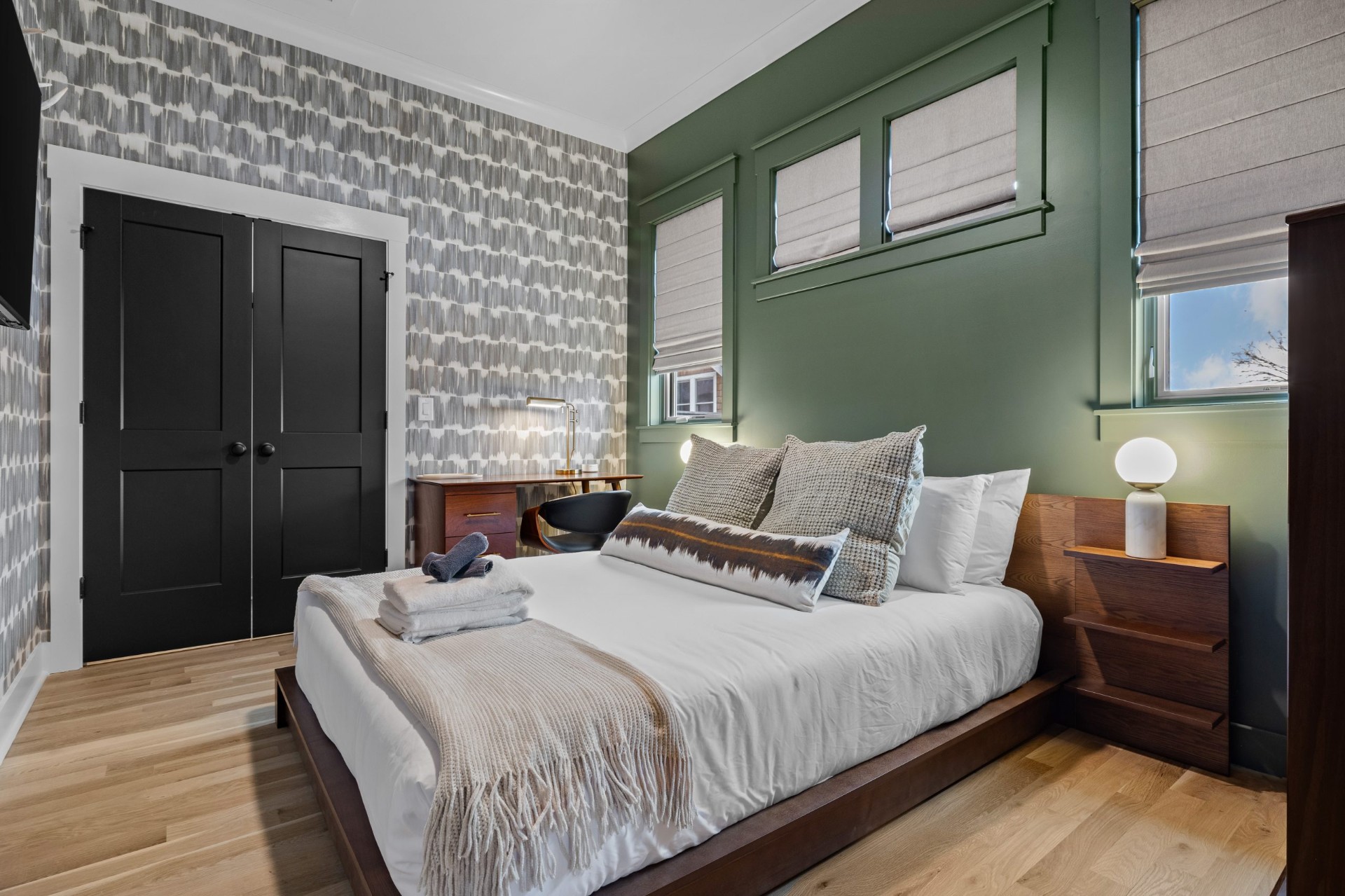 Bright, warm interior of a Nashville short-term rental managed by Rest Easy Nashville